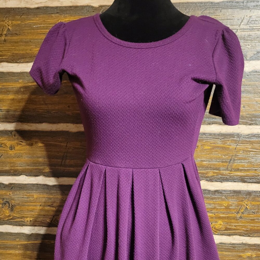 Plum purple Dress with pockets